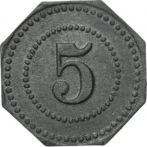 Hindenburg, Ludwigsglückgrube, 5 Pfennig