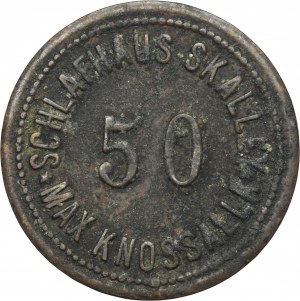 Hindenburg, Zaborze, M. Knosalla, Schlafhaus Skalley, 50 Pfennig