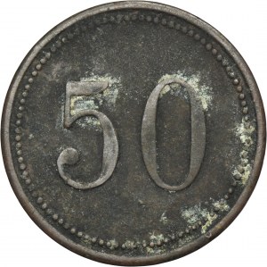 Hindenburg, Zaborze, M. Knosalla, Schlafhaus Skalley, 50 Pfennig