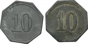 Set, Beuthn, Roßberg, Consolidierte Heinitzgrube, 10 Pfennig (2 pcs.)