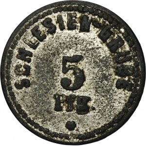 Schwientochlowitz, Chropatschow, Schlesiengrube, 5 Pfennig