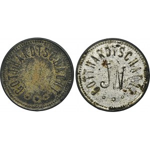 Zestaw, Ruda Śląska, Orzegów, Szyb Gotard, 10 Fenigów (2 szt.)