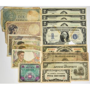 Zestaw banknotów świata (15 szt.)