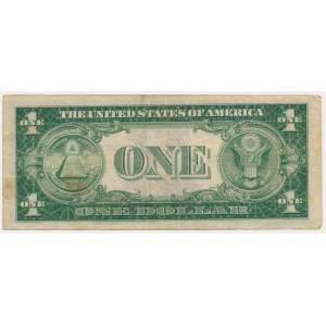 USA, Yellow Seal North Africa Silver Certificate, 1 Dollar 1935 - Julian & Morgenthau