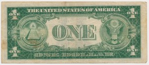 USA, Yellow Seal North Africa Silver Certificate, 1 Dollar 1935 - Julian & Morgenthau