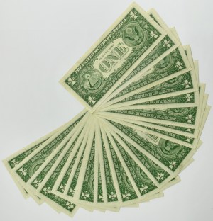 USA, lot 1 Dollar 1957 (39 pcs.)