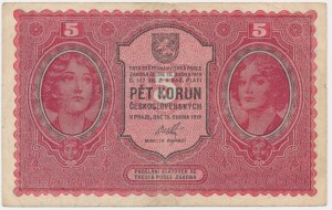 Czechoslovakia, 5 Korun 1919