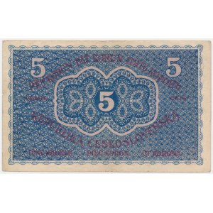 Czechoslovakia, 5 Korun 1919