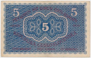 Czechoslovakia, 5 Korun 1919