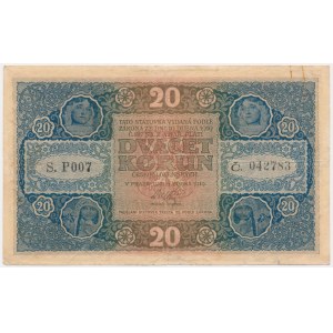 Czechoslovakia, 20 Korun 1919