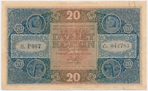 Czechoslovakia, 20 Korun 1919