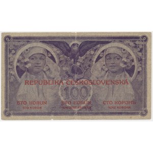 Czechoslovakia, 100 Korun 1919 - RARE