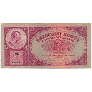 Czecholovakia, 50 Korun 1929