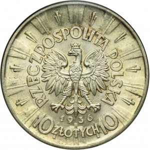 Piłsudski, 10 złotych 1936