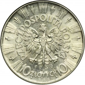 Piłsudski, 10 złotych 1939