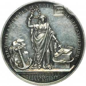 Germany, Baptisma medal 19th century