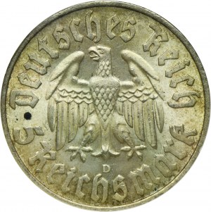 Germany, Weimar Republic, 5 Mark Munich 1933 D