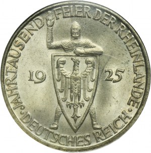 Germany, Weimar Republic, 3 Mark Munich 1925 D - NGC MS64