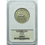 Germany, Weimar Republic, 3 Mark Berlin 1927 A - Bremerhaven