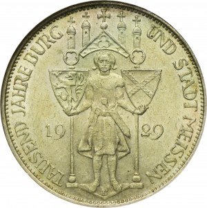 Germany, Weimar Republic, 3 Mark Muldenhütten 1929 E