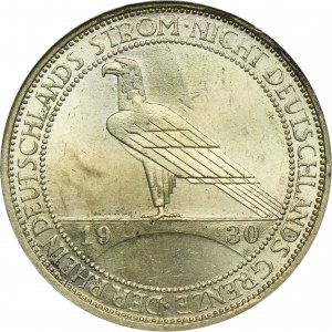 Germany, Weimar Republic, 3 Mark Berlin 1930 A - Liberation of Rhineland