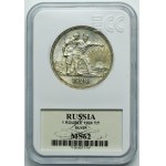 Russia, USSR, 1 Rouble Petersburg 1924 П•Л