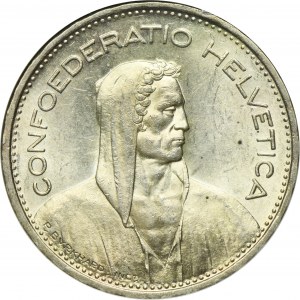 Switzerland, 5 Francs Bern 1939 B