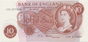 Great Britain, 10 Shillings (1966-1970)