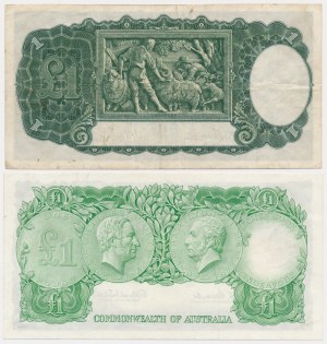 Australia, lot 1 Pound (1942-1965) (2 pcs.)