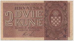 Croatia, 2 Kune 1942