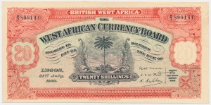 Afrique occidentale britannique, 20 shillings 1953 - FAUX