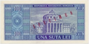 Romania, 100 Lei 1966 - SPECIMEN