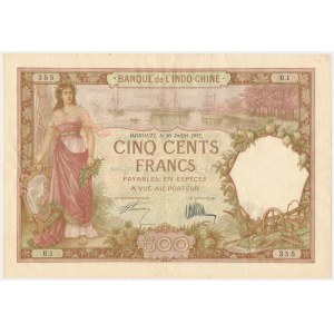 Indochina, New Caledonia, 100 Francs 1927
