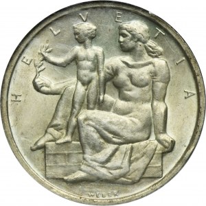 Switzerland, 5 Francs Bern 1948 - Constitution