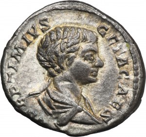 Roman Imperial, Geta, Denarius