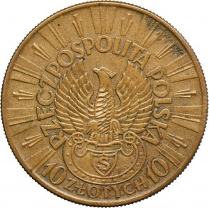 PROSPECT Bronze, Pilsudski Rifleman, 10 gold 1934 - RARE