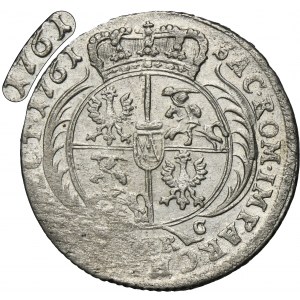 Augustus III of Poland, 8 Groschen Leipzig 1761 - RARE