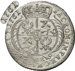 Augustus III of Poland, 8 Groschen Leipzig 1761 - RARE