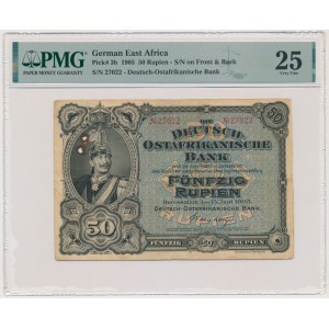 German East Africa, 50 Rupien 1905 - PMG 25