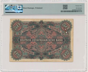 Allemagne, Afrique de l'Est, 50 roupies 1905 - PMG 25