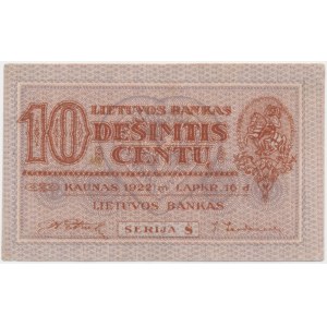 Lithuania, 10 Centu 1922