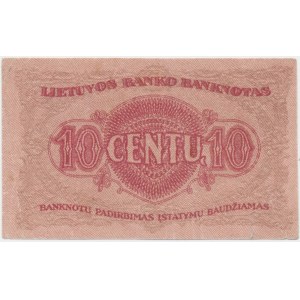 Lithuania, 10 Centu 1922