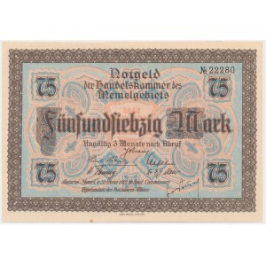 Memel, 75 Mark 1922