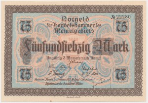 Memel, 75 Mark 1922