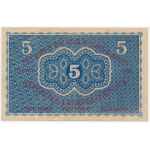 Czechoslovakia, 5 Korun 1919