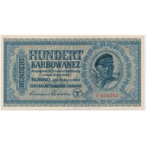 Ukraina, 100 karbowańców 1942