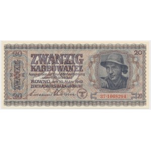 Ukraine, 20 Karbovanez 1942