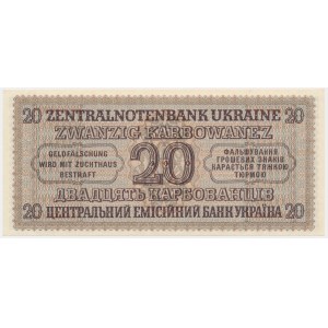 Ukraine, 20 Karbovanez 1942