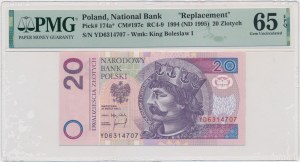 20 gold 1994 - YD - PMG 65 EPQ - replacement series