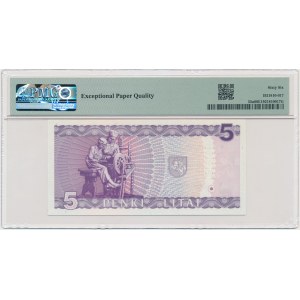 Lithuania, 5 Litai 1993 - PMG 66 EPQ